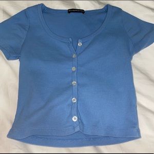 Brandy Melville Zelly Top Light Blue